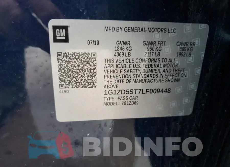 1G1ZD5ST7LF009448 Photo# 12