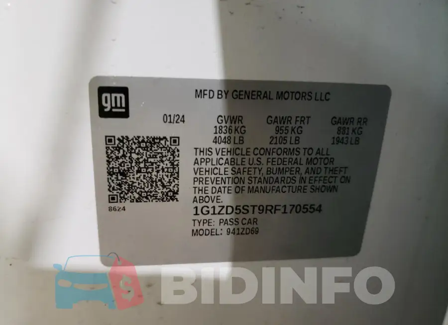 1G1ZD5ST9RF170554 Photo# 12