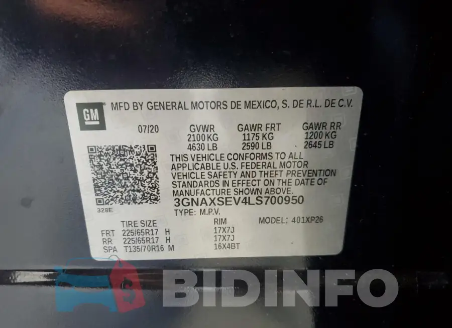 3GNAXSEV4LS700950 Photo# 13