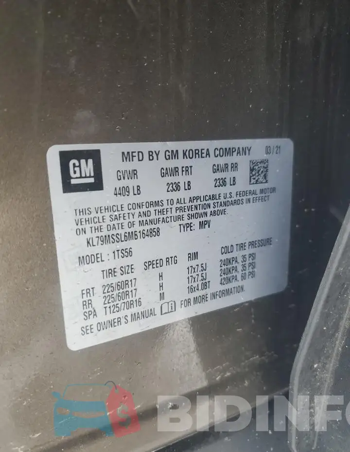 KL79MSSL6MB164858 Photo# 13