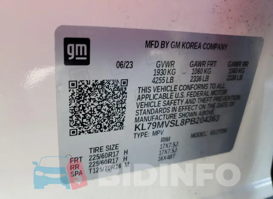 KL79MVSL8PB204363 Photo# 12