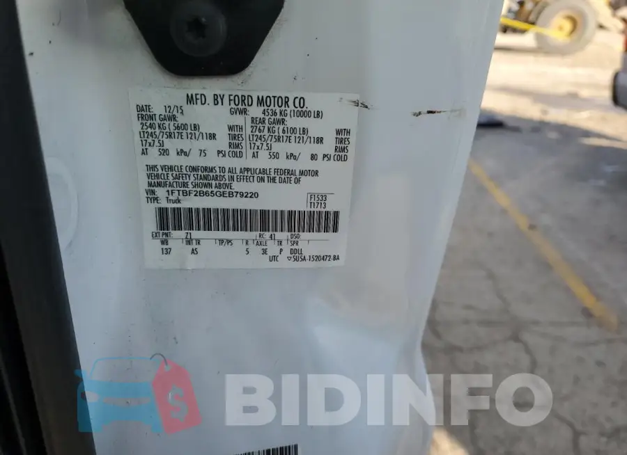 1FTBF2B65GEB79220 Photo# 12