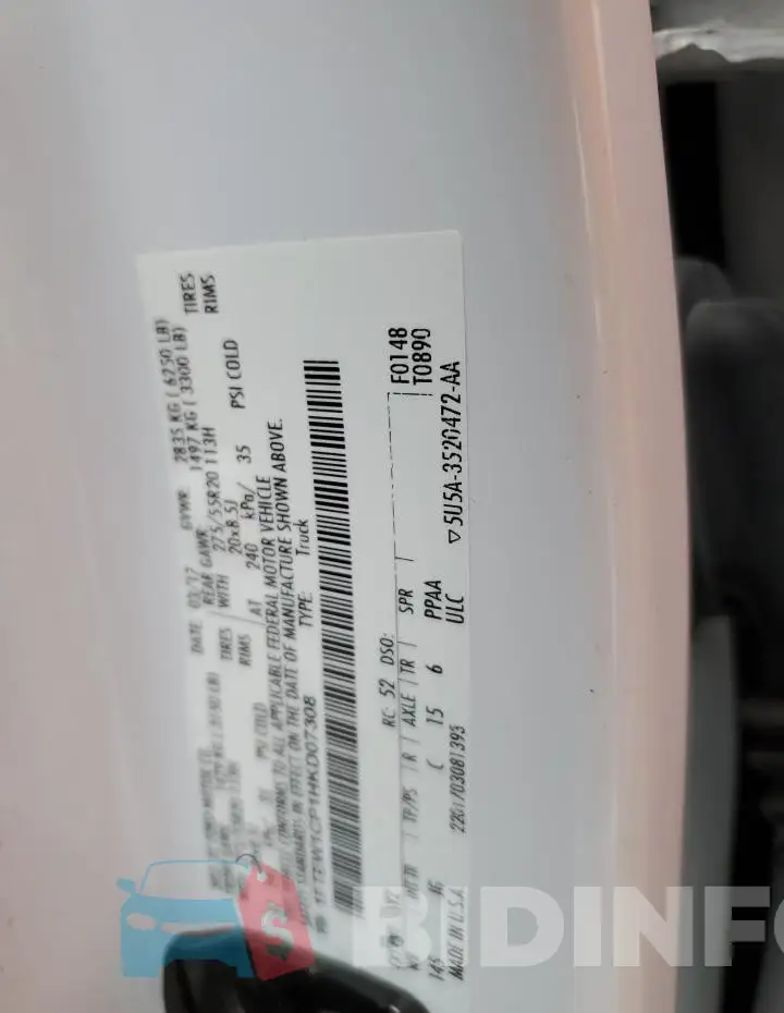 1FTEW1CP1HKD07308 Photo# 12