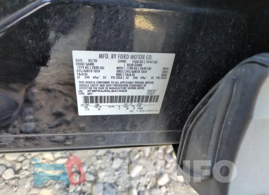 2FMPK4J95LBA74428 Photo# 12