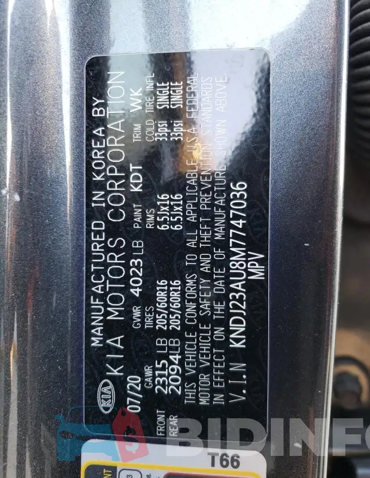 KNDJ23AU8M7747036 Photo# 13