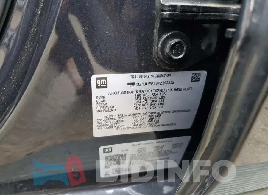 1GTUUEE83PZ153348 Photo# 12