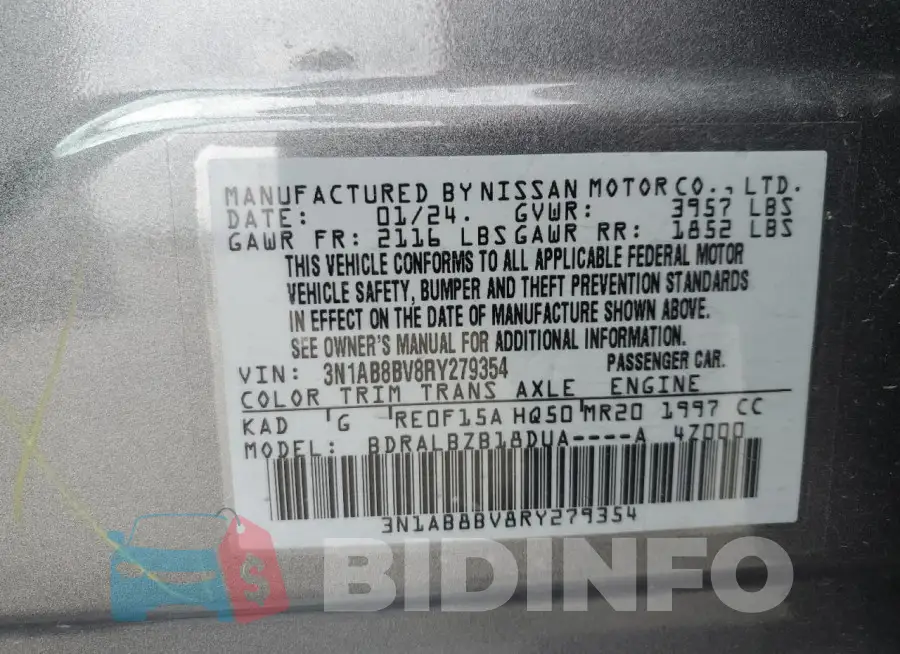 3N1AB8BV8RY279354 Photo# 12