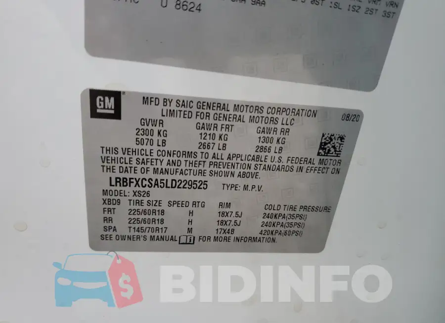LRBFXCSA5LD229525 Photo# 12