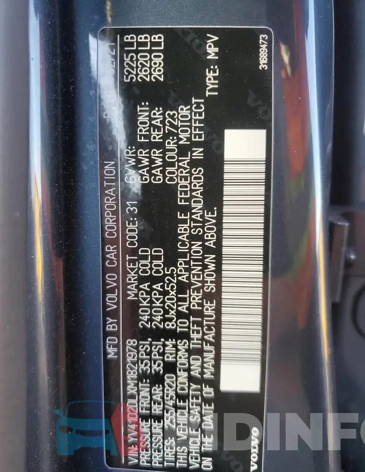 YV4102DLXM1821978 Photo# 14