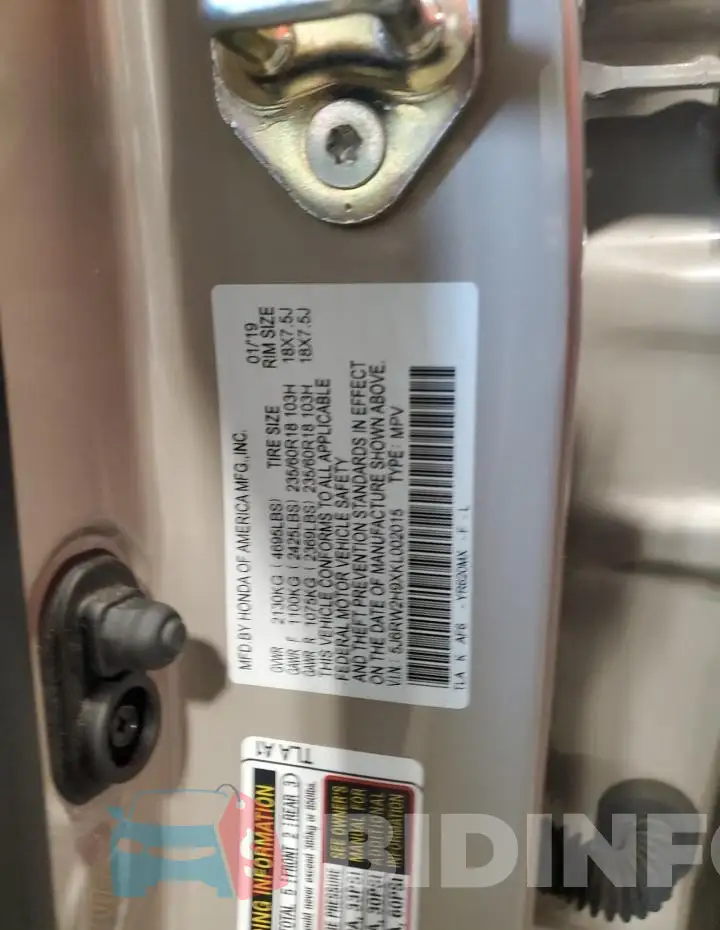 5J6RW2H9XKL002015 Photo# 12
