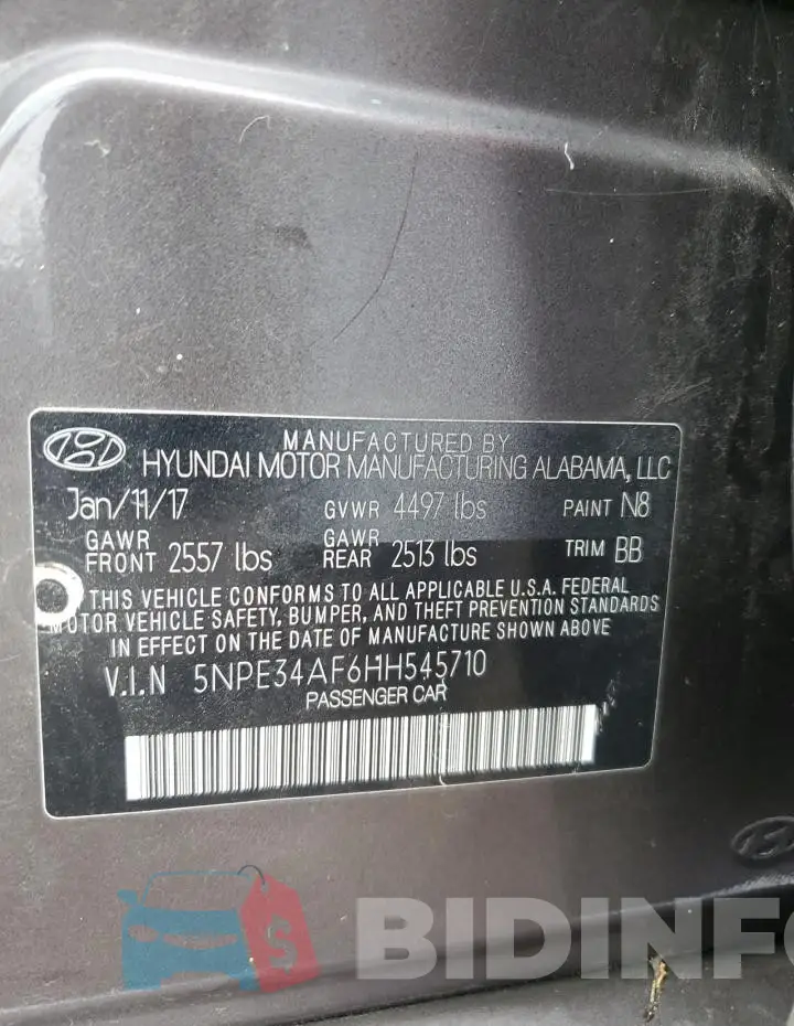 5NPE34AF6HH545710 Photo# 12