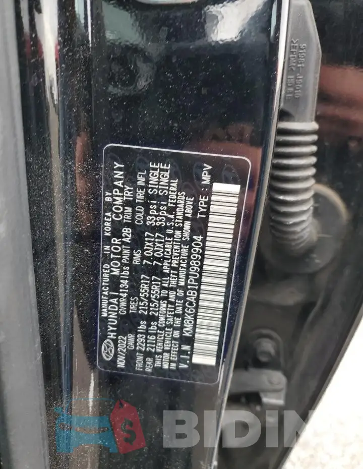 KM8K6CAB1PU989904 Photo# 13
