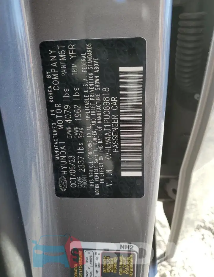 KMHLM4AJ1PU089818 Photo# 12