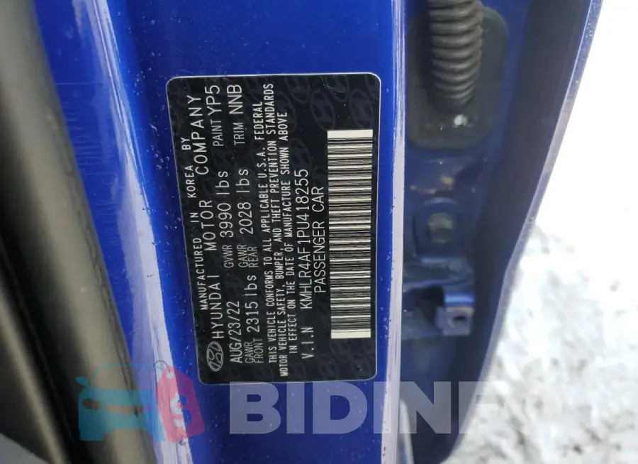 KMHLR4AF1PU418255 Photo# 12
