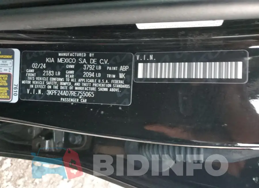 3KPF24AD7RE755065 Photo# 12