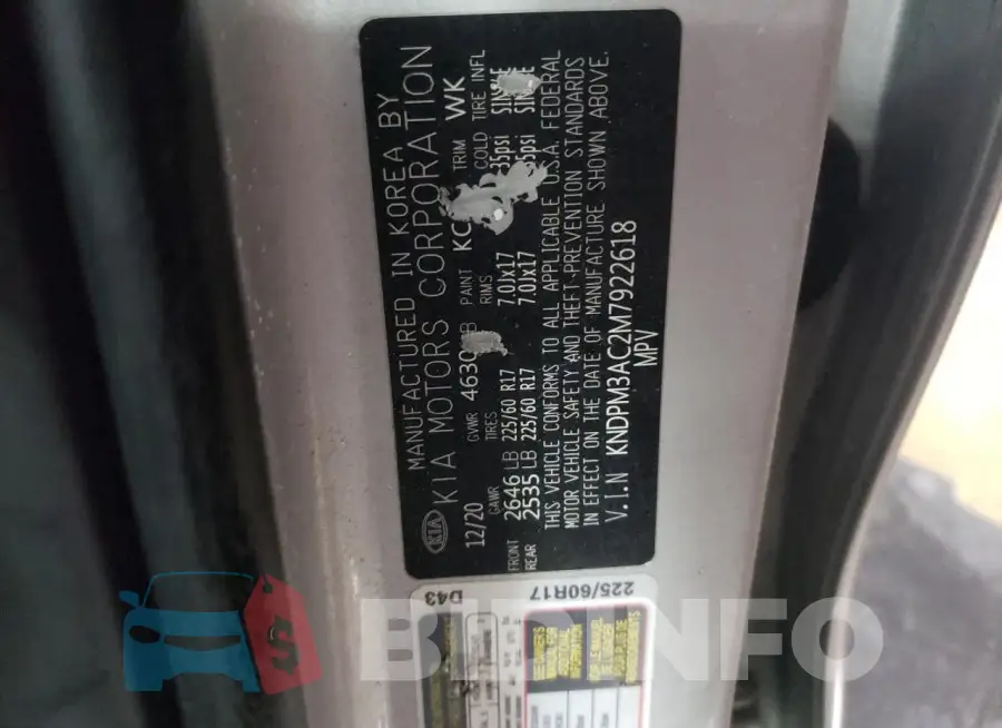 KNDPM3AC2M7922618 Photo# 12