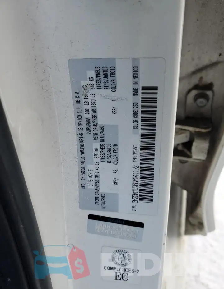 3MZBM1U76GM241172 Photo# 12