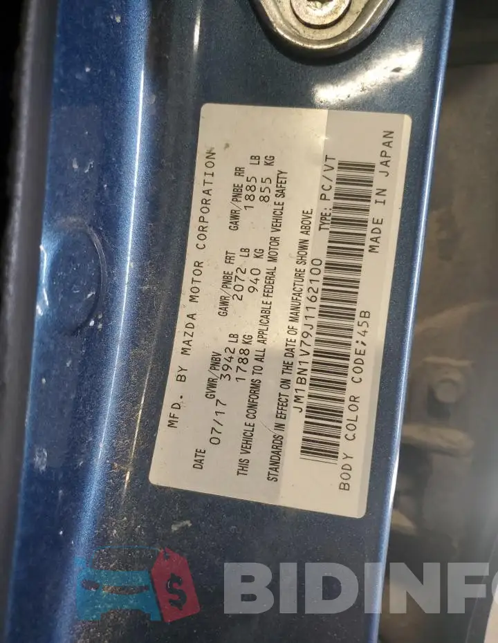 JM1BN1V79J1162100 Photo# 12