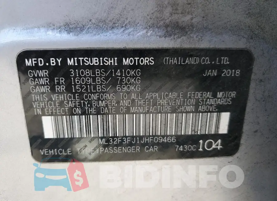 ML32F3FJ1JHF09466 Photo# 13