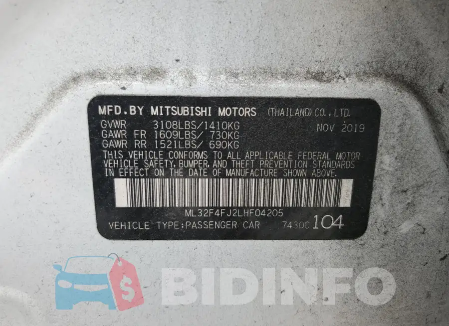 ML32F4FJ2LHF04205 Photo# 12