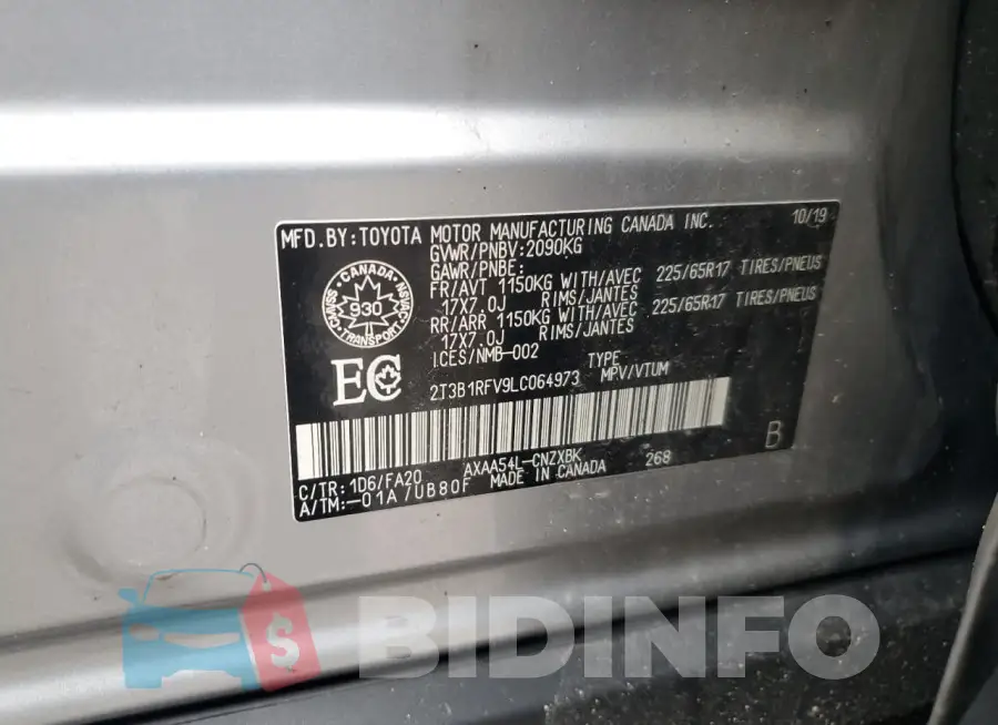 2T3B1RFV9LC064973 Photo# 13