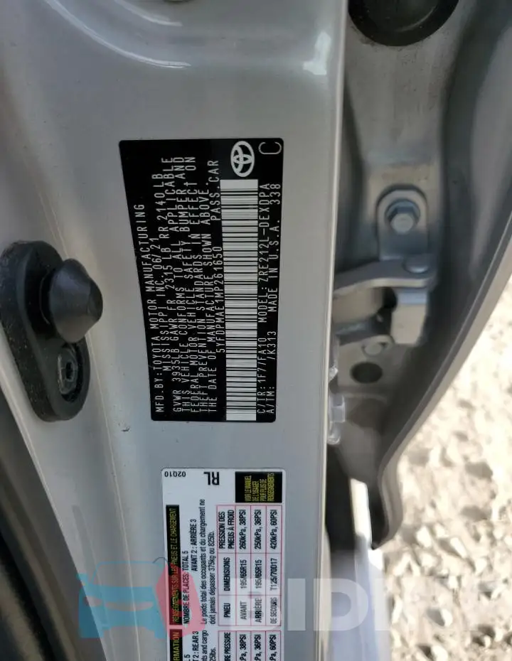 5YFDPMAE1MP261650 Photo# 12
