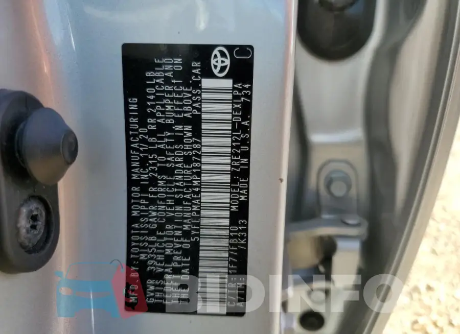 5YFEPMAE4MP187287 Photo# 13