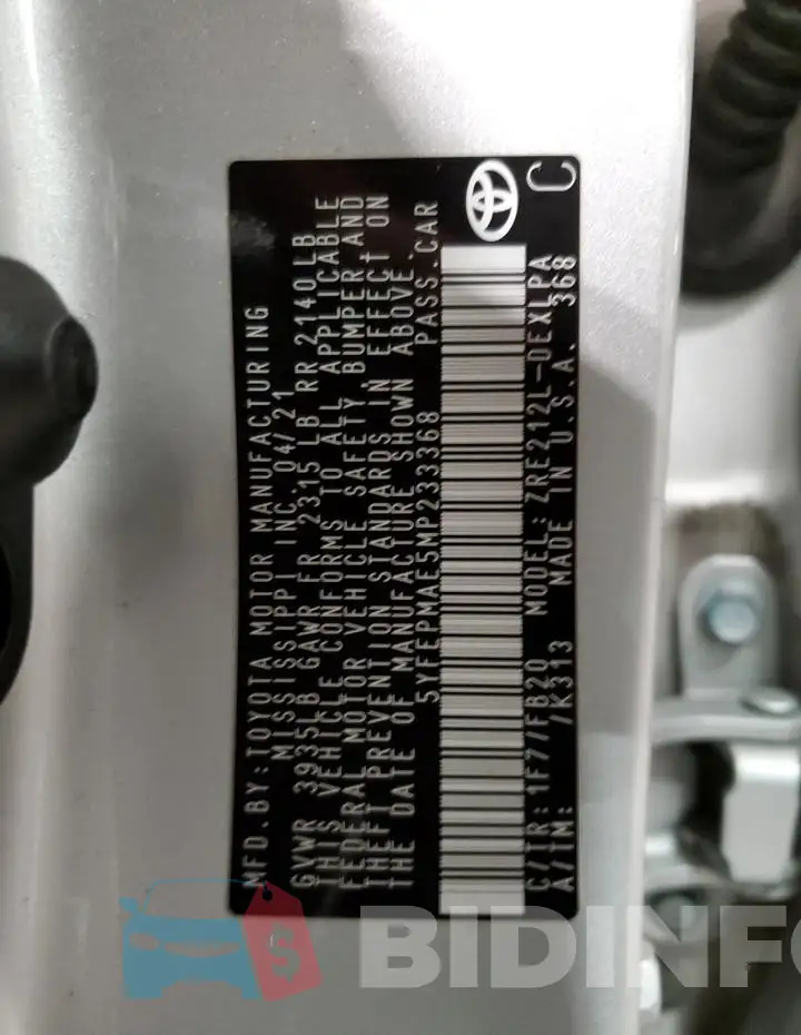 5YFEPMAE5MP233368 Photo# 12