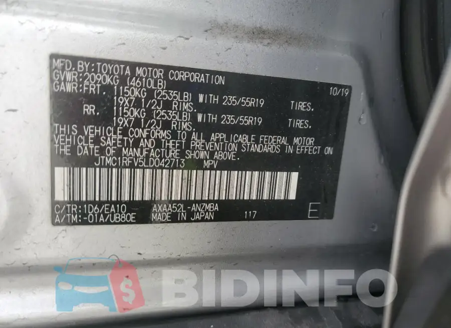 JTMC1RFV5LD042713 Photo# 13