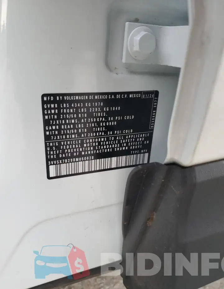3VVSX7B29RM050628 Photo# 12