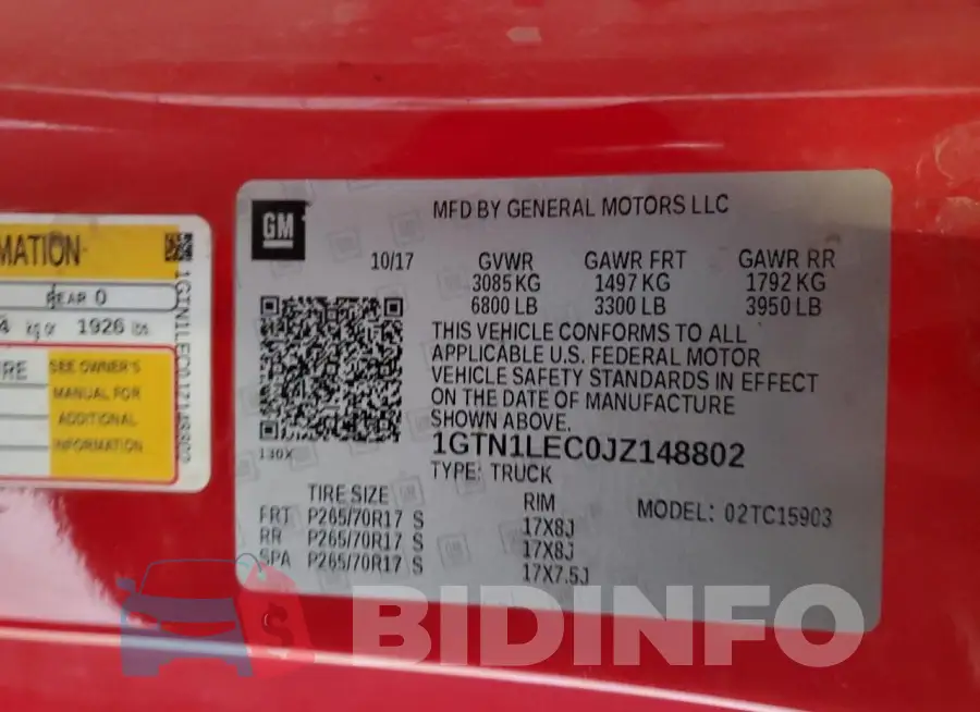 1GTN1LEC0JZ148802 Photo# 12