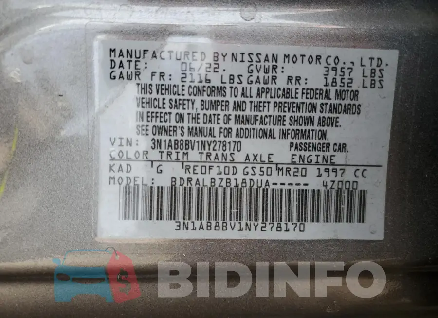 3N1AB8BV1NY278170 Photo# 12