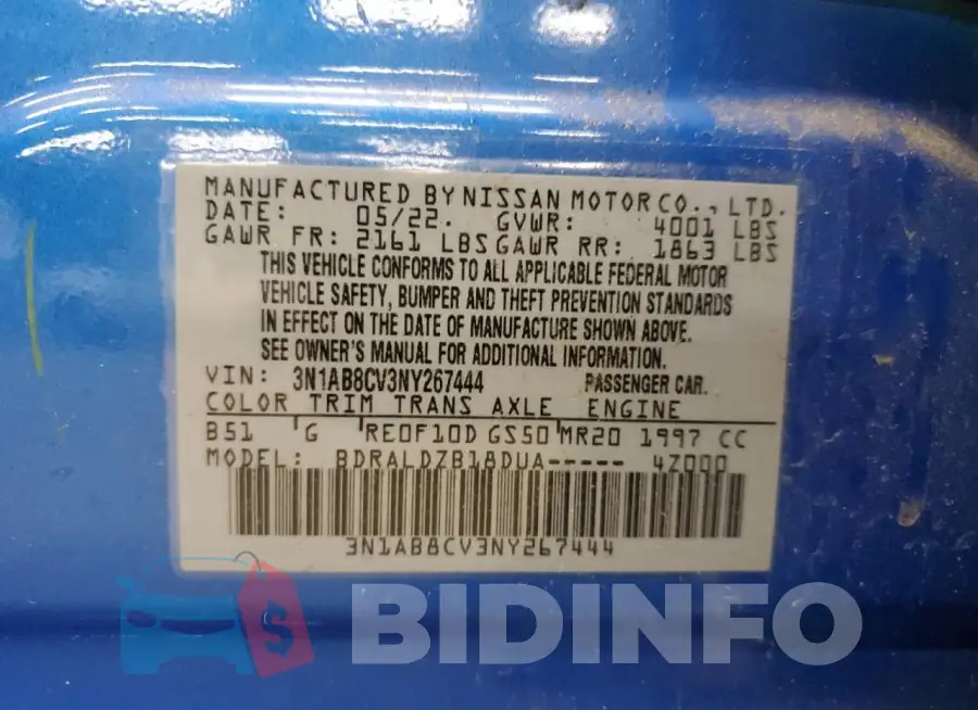 3N1AB8CV3NY267444 Photo# 12