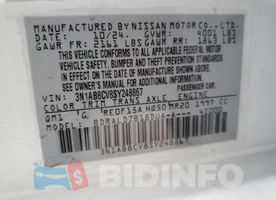 3N1AB8CV8SY248867 Photo# 12