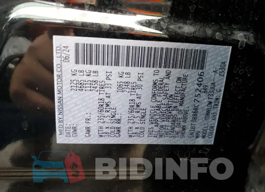 5N1BT3BB6RC752406 Photo# 14