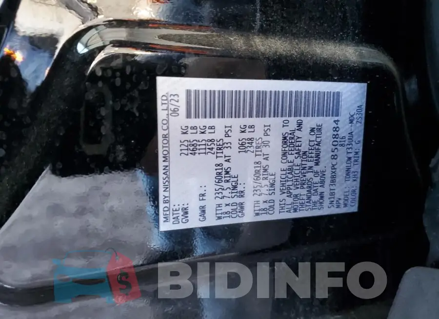 5N1BT3BBXPC850884 Photo# 14