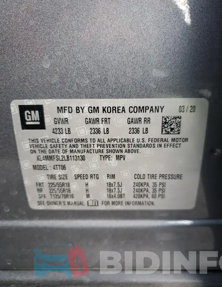 KL4MMFSL2LB113130 Photo# 12