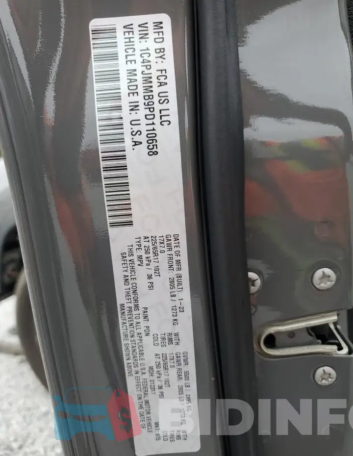 1C4PJMMB9PD110658 Photo# 13