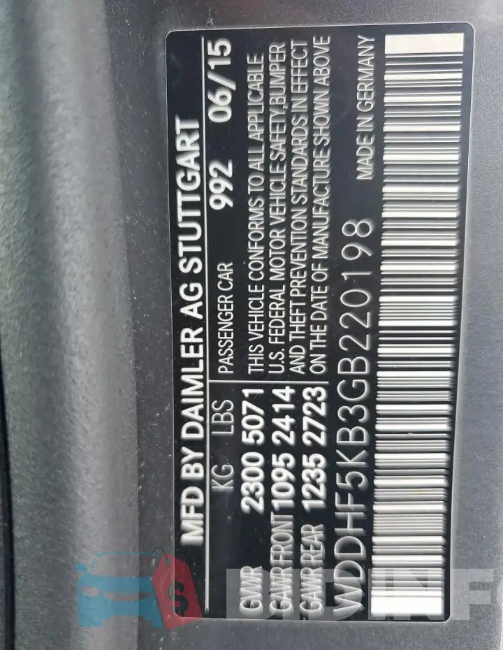WDDHF5KB3GB220198 Photo# 12