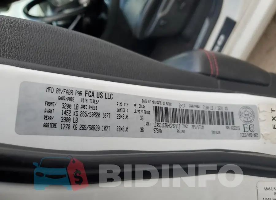 1C4SDJCT6HC797115 Photo# 13