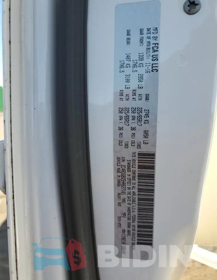 2C4RDGBG5HR627101 Photo# 13