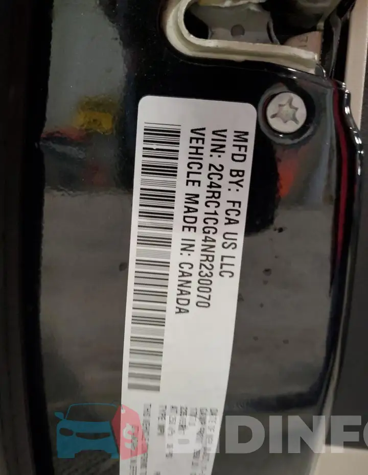 2C4RC1CG4NR230070 Photo# 13