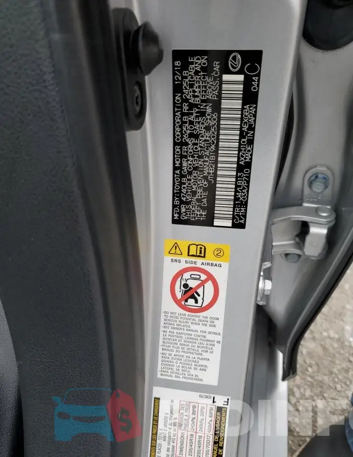 JTHB21B19K2025306 Photo# 12