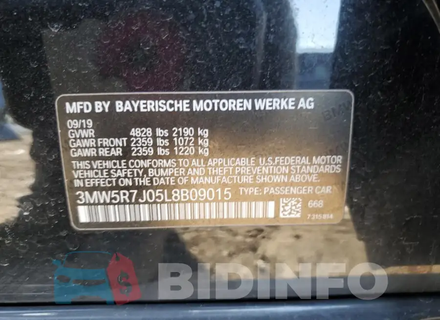 3MW5R7J05L8B09015 Photo# 12
