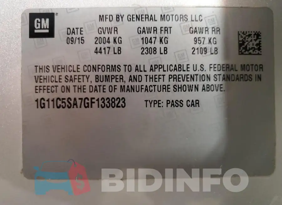 1G11C5SA7GF133823 Photo# 12