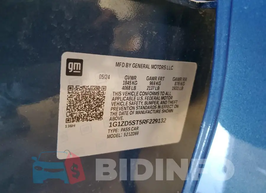 1G1ZD5ST5RF229132 Photo# 12