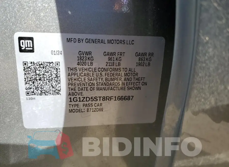 1G1ZD5ST8RF166687 Photo# 13