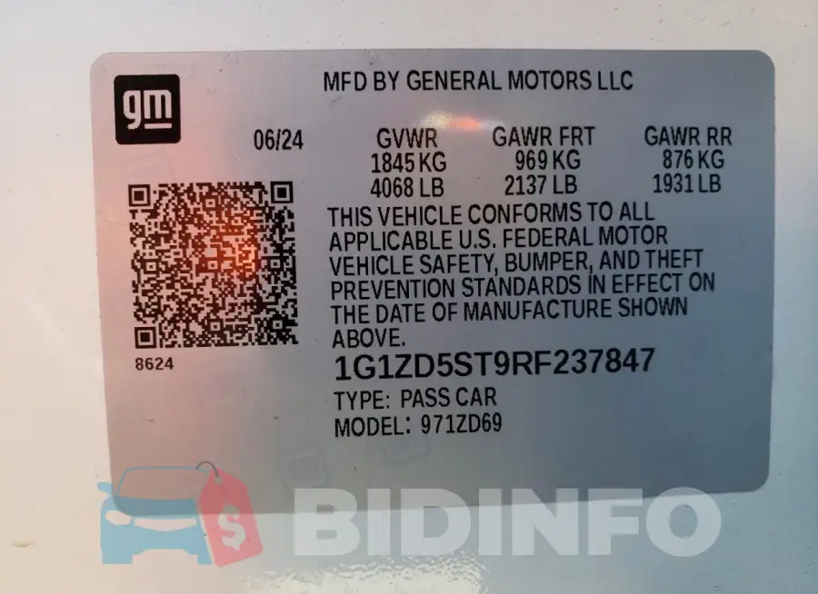 1G1ZD5ST9RF237847 Photo# 13