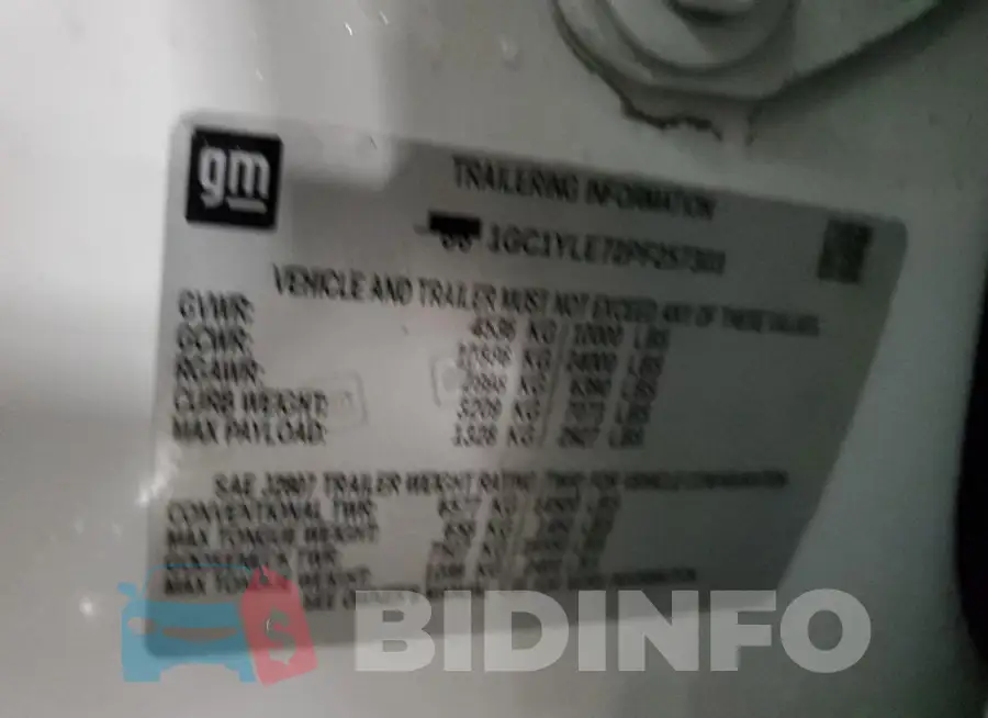 1GC1YLE72PF257303 Photo# 13
