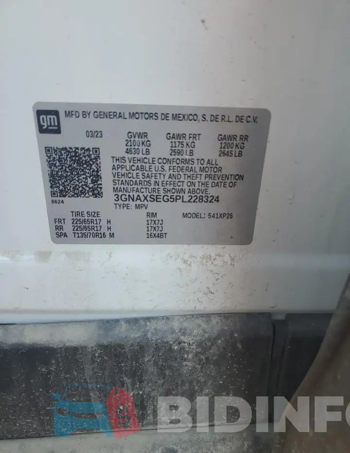 3GNAXSEG5PL228324 Photo# 13